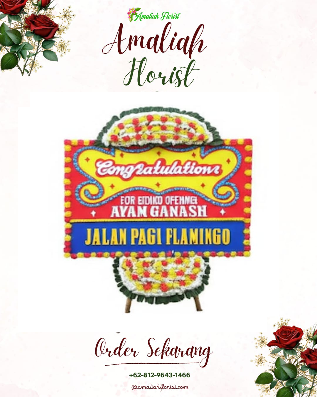 Sewa Papan Bunga Sawangan